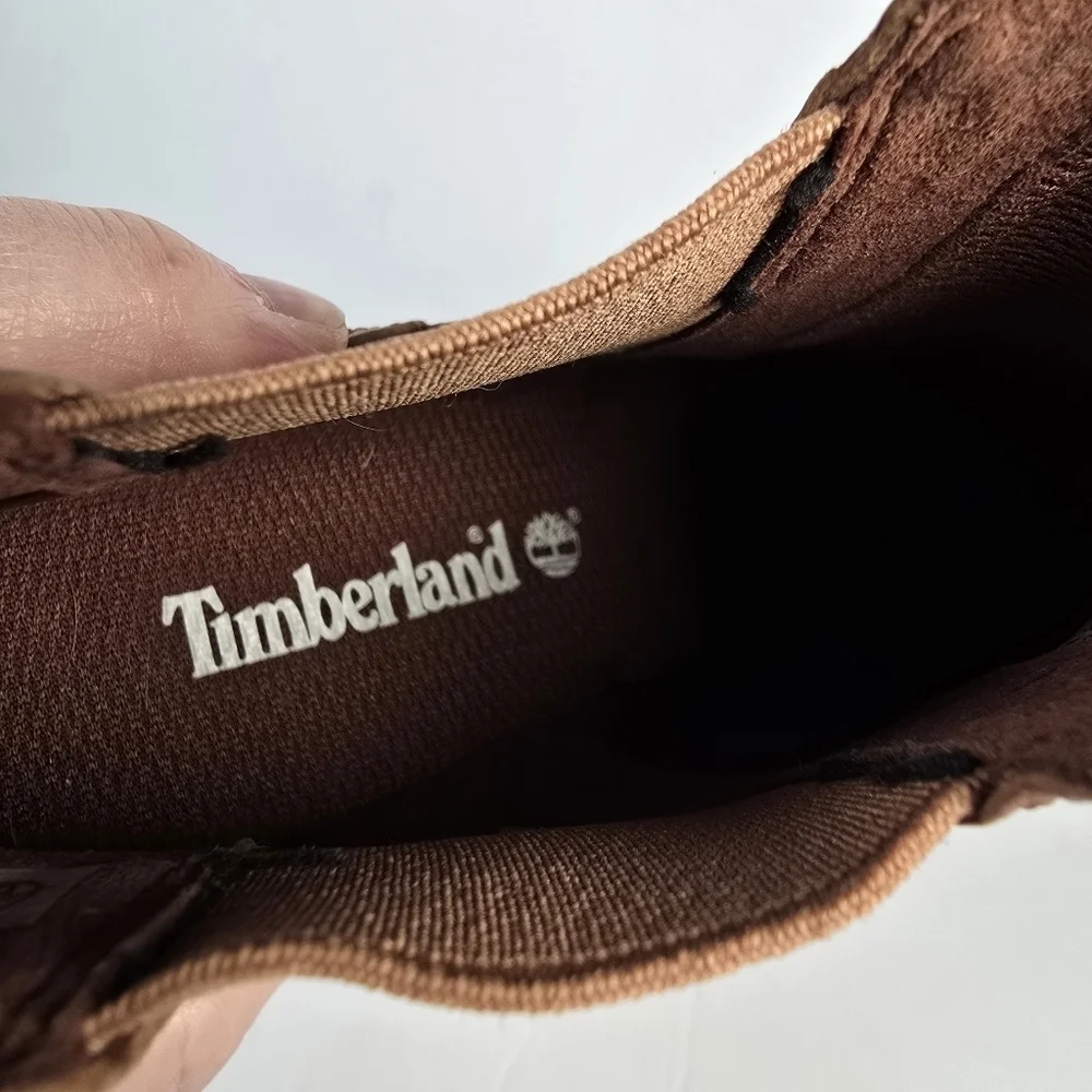NWOT Timberland Womens Chelsea Brynlee Park Cognac Ankle Boots Size 6 Cabincore